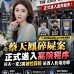 蔡天鳳碎屍案正式進入高院程序　前夫一家3男被控謀殺　逾百人到場旁聽