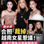 劉亦菲合照「裁掉」越南女星引爭議　品牌公關出面澄清：純屬誤會