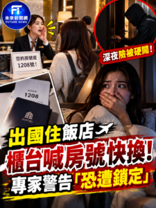 出國住飯店注意！櫃台若當眾喊房號「最好立刻換房」　專家警告：恐遭陌生人鎖定